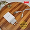 شارژر دیواری لیتو مدل LH-4 به همراه کابل تبدیل لایتنینگ